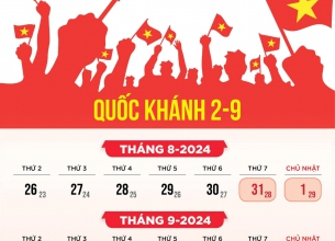 Thông Báo Nghỉ Lễ Quốc Khánh 2/9