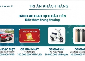 Tri ân khách hàng khi đặt mua dự án CASAMIA ưu đãi cực lớn trong tháng 7.2020