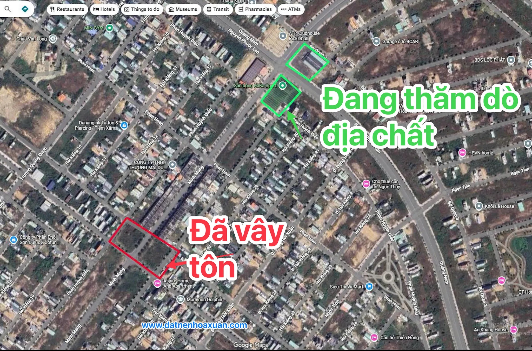 CẬP NHẬT NHANH: Trục Minh Mạng (Nam Hòa Xuân) 'nóng' lên khi những tấm tôn xanh bắt đầu 'nói'