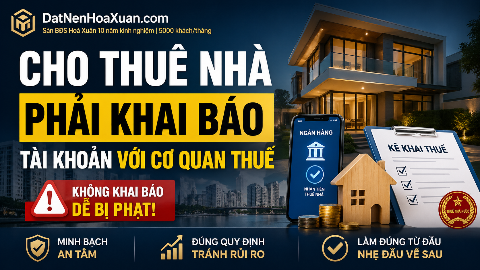 Cho thuê nhà… đừng quên 1 việc rất nhiều người đang bỏ sót