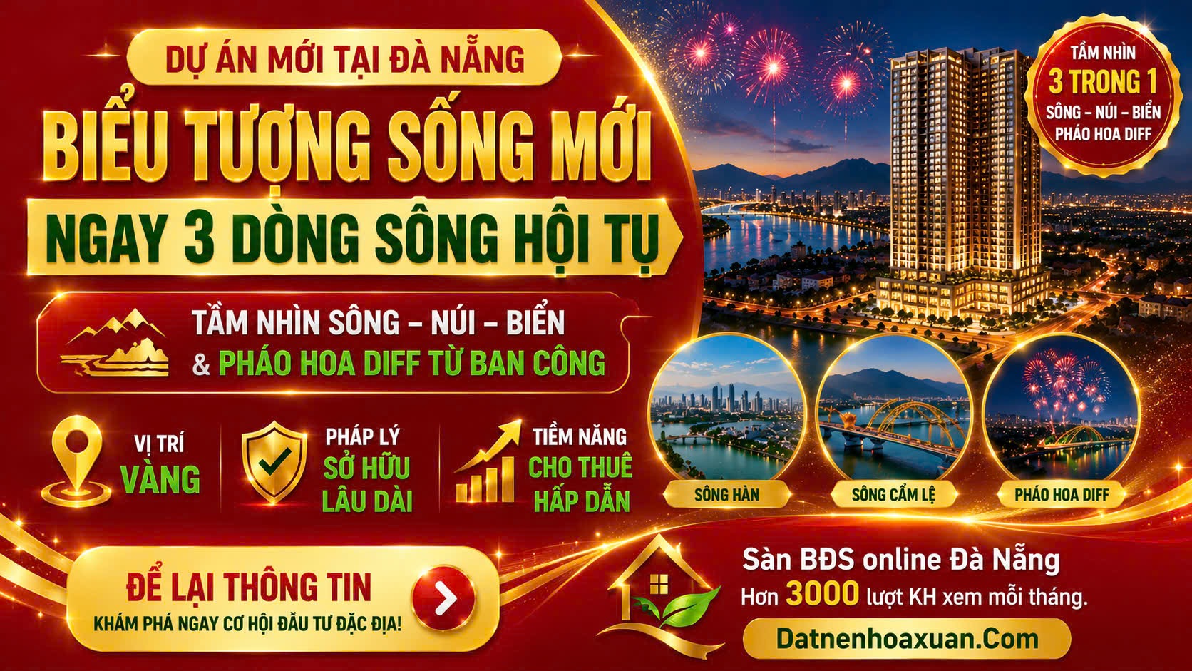 DỰ ÁN MỚI: S-LIGHT TOWER – BIỂU TƯỢNG SỐNG MỚI BÊN SÔNG HÀN, TÂM ĐIỂM NAM ĐÀ NẴNG