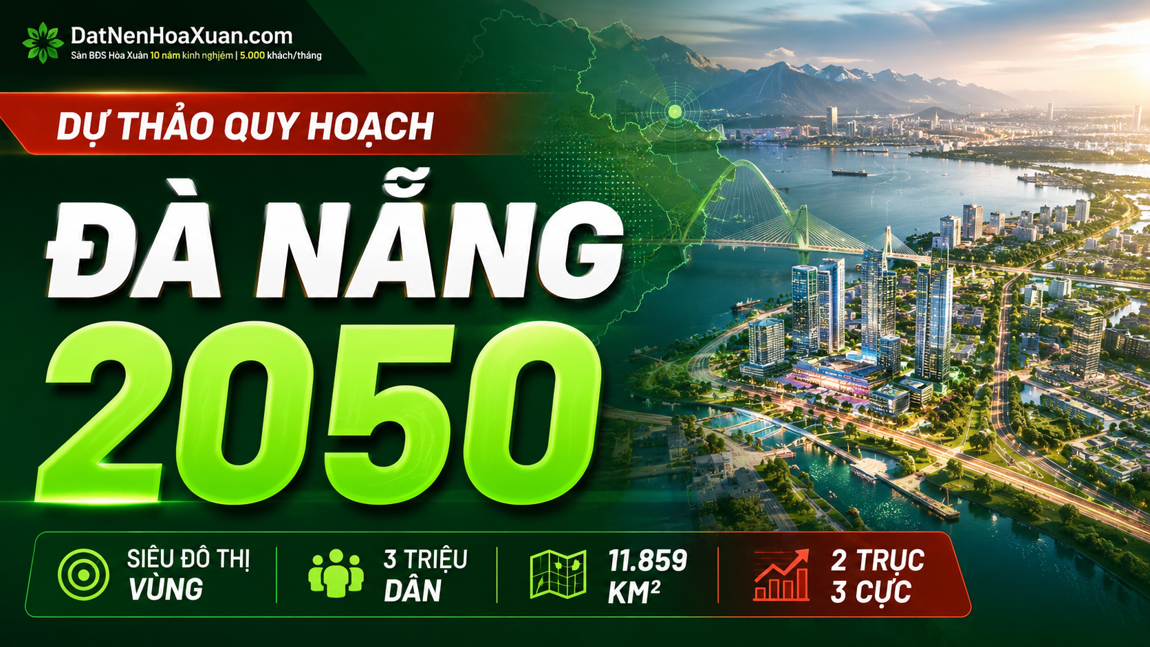 Đà Nẵng 2050: Một bản quy hoạch có thể thay đổi cuộc chơi bất động sản miền Trung?