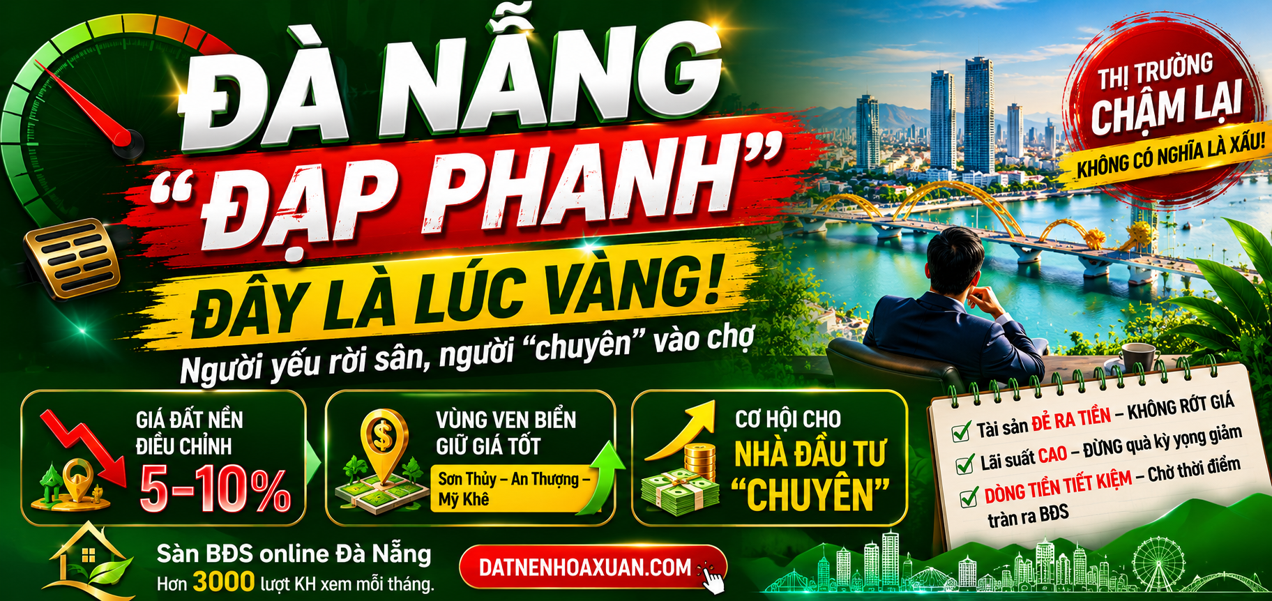 Đà Nẵng ‘đạp phanh’: Đây là lúc người ‘yếu’ rời sân, người ‘chuyên’ vào chợ