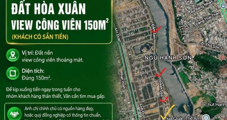 Tìm hàng view Công viên dt 150m2