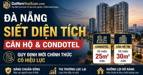 ĐÀ NẴNG SIẾT DIỆN TÍCH CĂN HỘ. Thị trường đang âm thầm đổi luật chơi