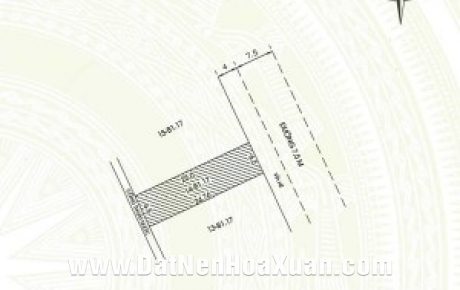 Bán đất 4 lô liền kề mặt tiền đường Xuân Diệu, đường 7m5 – TP Đà Nẵng.