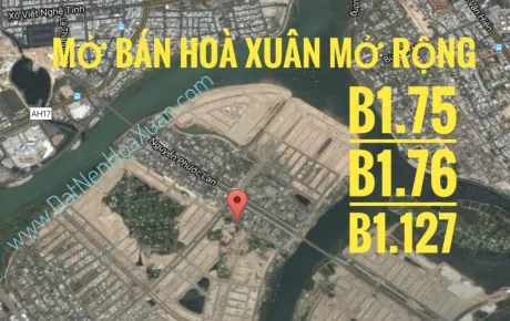 Ngày 30/6, sàn Sunland mở bán Hoà Xuân mở rộng - B1.75, B1.76 & B1.127.