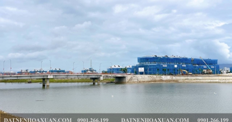 Tin mới dự án Nam Hòa Xuân, Dãy biệt thự B3.19 NHX đã làm hành lang đi bộ, làm kè đối diện Sunneva Island.