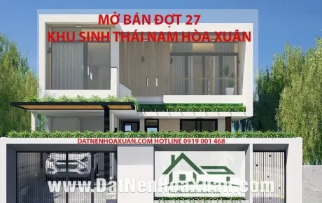 Mở bán KĐT sinh thái Nam Hòa Xuân - B2.55,93,94 | Đợt 27