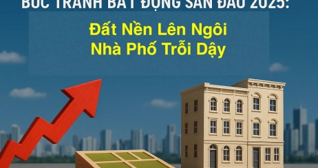 Bức Tranh Bất Động Sản Đầu 2025: Đất Nền Lên Ngôi, Nhà Phố Trỗi Dậy