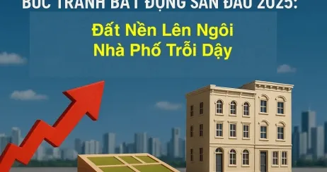 Bức Tranh Bất Động Sản Đầu 2025: Đất Nền Lên Ngôi, Nhà Phố Trỗi Dậy