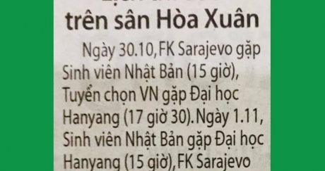 HOT: Đội bóng do đích thân HLV Park Hang-seo giới thiệu sắp thi đấu tại SVĐ Hoà Xuân