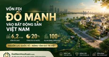 Dòng vốn FDI đang đổ mạnh vào bất động sản Việt Nam và các tập đoàn nước ngoài đang tăng tốc mua dự án, góp vốn, M&A để mở rộng thị phần.
