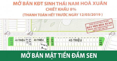 Mở bán mới B2.132 Đầm Sen Nam Hoà Xuân- Hotline 0901.266.199