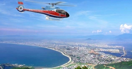 Đà Nẵng mở tour ngắm cảnh thành phố bằng trực thăng dịp lễ 30/4.