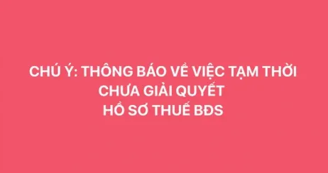 QUAN TRỌNG: Bắt buộc đóng thuế Phi nông nghiệp tất cả BĐS sở hữu trước khi đi công chứng