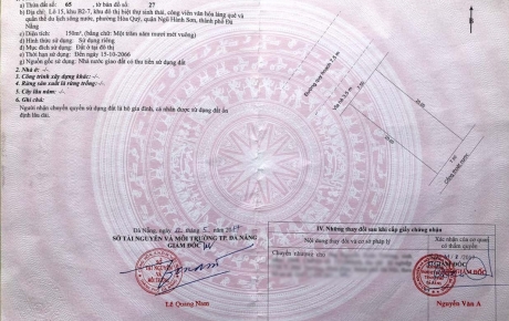 SỰ THẬT VỀ SỔ ĐỎ ĐẤT NỀN HOÀ XUÂN: 50 NĂM HAY LÂU DÀI?