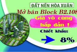 MỞ BÁN BLOCK B2.108 ĐẤU LƯNG NGUYỄN PHƯỚC LAN VỊ TRÍ ĐẸP, GIÁ VÔ CÙNG HẤP DẪN ! (Đợt 47)