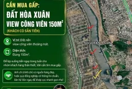 Tìm hàng view Công viên dt 150m2