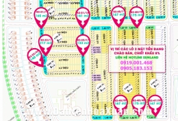 Tổng hợp đất 2 mặt tiền đẹp Nam Hoà Xuân (phần 1)