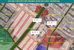 Cập nhật những lô đẹp Hoà Xuân mở rộng khu B1.75, B1.76 và B1.127