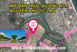 Bán đất mặt tiền Đường Nguyễn Phước Lan - khu đô thị sinh thái Hoà Xuân, Chiết khấu 5%