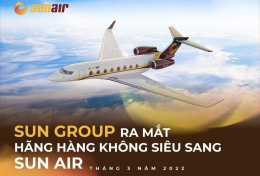 Một hãng hàng không siêu sang vừa được thành lập bởi Sun Group