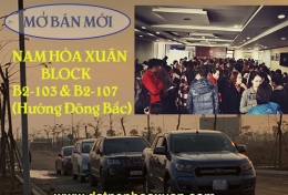 Mở bán mới Block B2.103 & B2.107 gần Minh Mạng, đấu lưng Nguyễn Phước Lan - Nam Hòa Xuân (đợt 53)