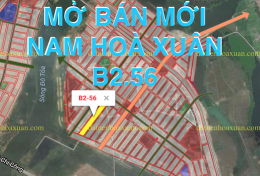 Mở bán mới Nam Hoà Xuân đợt 36 - block B2.56