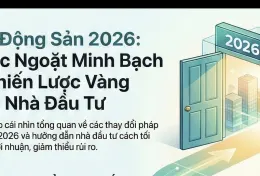 Thời kỳ bất động sản minh bạch: luật chơi mới năm 2026