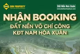 709 nền đất cuối cùng của dự án Võ Chí Công, Khu đô thị Sinh thái Hoà Xuân 
