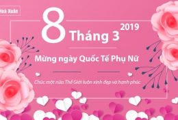 Đất Nền Hòa Xuân chúc mừng ngày quốc tế phụ nữ 8/3
