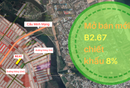 NHANH LÊN NÀO [Block B2.67] đang được SunLand chào bán 8% ngay hôm nay, đường 7m5 đối lưng trường mẫu giáo