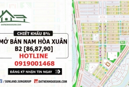 Mở bán Nam Hoà Xuân B2.(86,87,90) - 17/02/2017 (đợt 32)