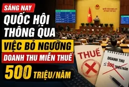 Ngưỡng 500 triệu/năm không còn như cũ - quyết định mới từ Quốc hội