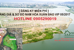 Đã có bảng gía và sơ đồ Nam Hoà Xuân cập nhật tháng 9/2017 