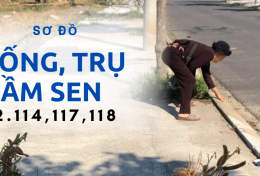 (TẢI VỀ) Bản đồ cống trụ khu Đầm Sen Nam Hoà Xuân - B2.114, B2.117, B2.118