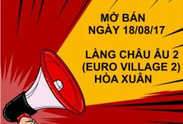 Hot! Sunland chính thức mở bán Làng Châu Âu 2 (Euro village 2), ngày18/8/17
