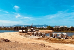 Dạo một vòng xem tiến độ, cảnh quan Nam Hòa Xuân (5.5.2021)