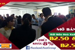 Hot ! Hôm nay mở bán Block B2.50, B2.51 đường thông 10m5. Giá cực tốt - Nam Hòa Xuân (Đợt 53)