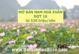 Mở bán khu đô thị Nam Hoà Xuân đợt 18 -  B2.101 & B2.100