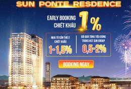 Dành cho những khách hàng sớm nhất: Chính sách ưu đãi siêu hấp dẫn tại Sun Ponte Residence