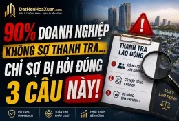 3 CÂU HỎI 'ĐÁNH THẲNG' VÀO DOANH NGHIỆP KHI THANH TRA LAO ĐỘNG BƯỚC VÀO