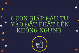 Năm 2018: 6 con giáp đầu tư vào đất sẽ phất lên không ngừng.