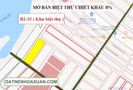 MỞ BÁN B2.35 VỚI GIÁ CHƯA BAO GIỜ CÓ - BIỆT THỰ VEN SÔNG TÂY BẮC 