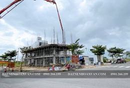 Khu đầm sen Nam Hòa Xuân sôi động với làn sóng xây dựng