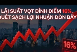 Lãi suất vay mua nhà chạm mốc 16%: cuộc thanh lọc bắt đầu