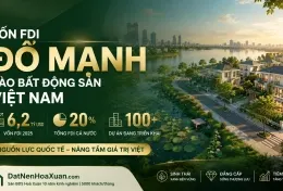 Dòng vốn FDI đang đổ mạnh vào bất động sản Việt Nam và các tập đoàn nước ngoài đang tăng tốc mua dự án, góp vốn, M&A để mở rộng thị phần.