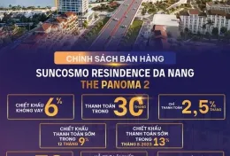 Tiến độ thanh toán và chính sách bán hàng của dự án Sun Cosmo Residence Đà Nẵng.