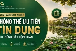 Thời gian tới sẽ khó có chuyện 'bơm tiền đại trà' cho bất động sản. Ngân hàng Nhà nước không thể ưu tiên tín dụng cho riêng bất động sản